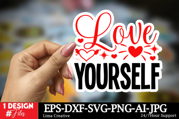 Download Love Yourself Sticker - Premium Resources