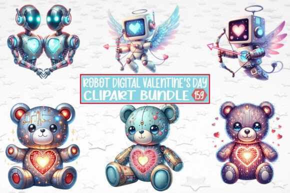 Download Vintage Valentine’s Day Clipart - Premium Bundle